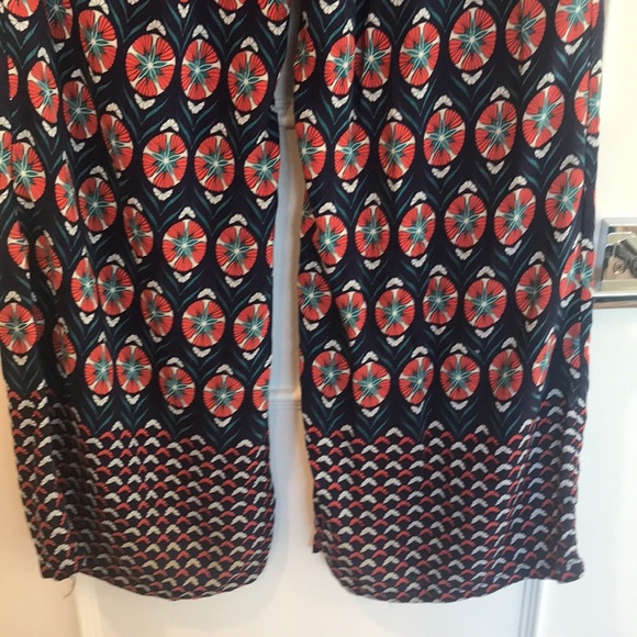 Varga Bojo Printed Wide Legged Pants M EUC - Picture 6 of 8